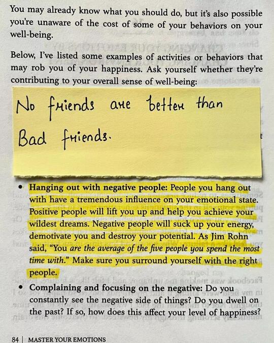 Master Your Emotions