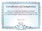 Udemy Certificate 10